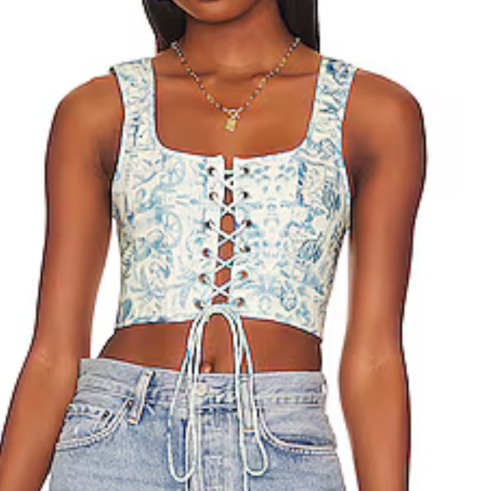 SELKIE Soft Corset in Porcelian